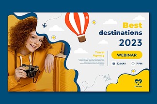 旅行社網(wǎng)絡(luò)研討會模板 利用平面設(shè)計提升品牌影響力與獲客轉(zhuǎn)化